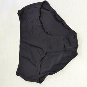 🐢Fit 4U Women's Black Bathing Suit Bottoms Size 14
